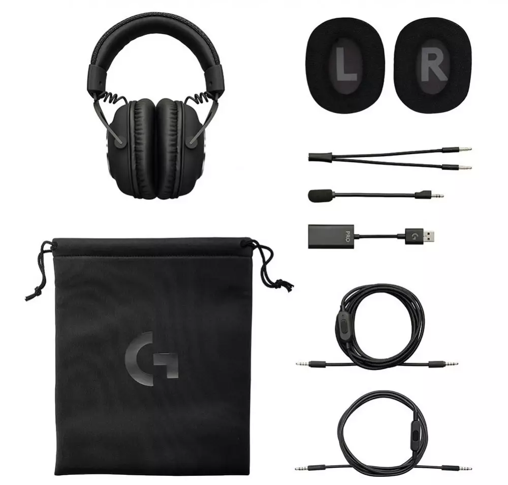 LOGITECH G PRO Wired Игровая гарнитура - BLACK - USB DAC