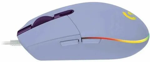 LOGITECH G203 LIGHTSYNC Corded Игровая мышь - LILAC - USB