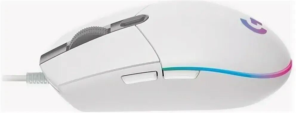 LOGITECH G203 LIGHTSYNC Corded o'yin sichqonchasi-oq-USB