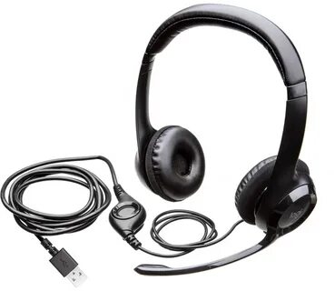 LOGITECH H390 Проводная гарнитура - BLACK - USB