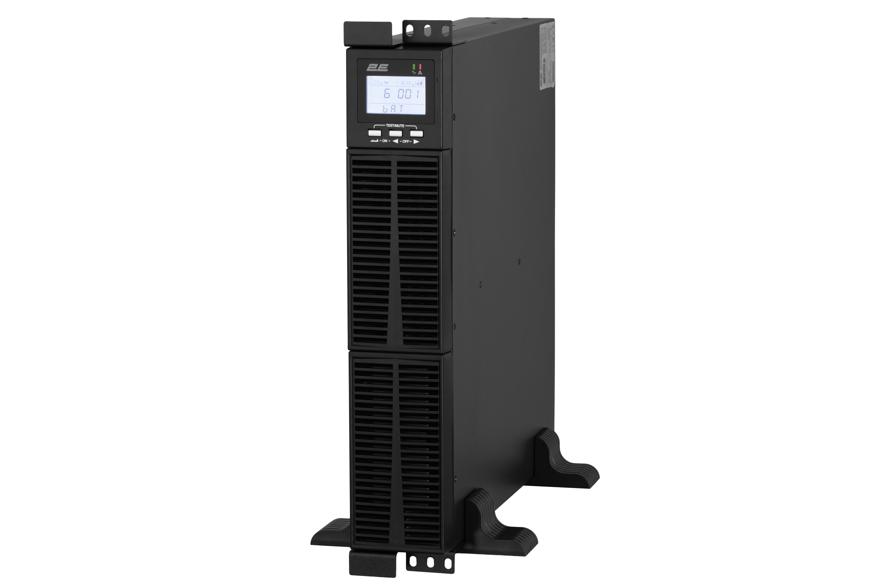 ИБП 2E OD2000RT, 2000VA/1800W, RT2U, LCD, USB, 4xSchuko