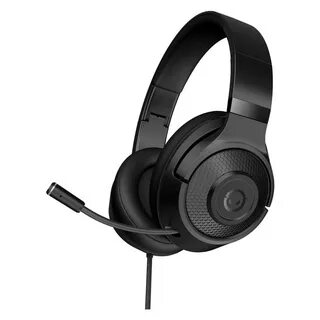 Игровые наушники,проводные LORGAR Noah 101, Игровая гарнитура with microphone, 3.5mm jack connection, cable length 2m, foldable design, PU leather ear pads, size: 185*195*80mm, 0.245kg, black