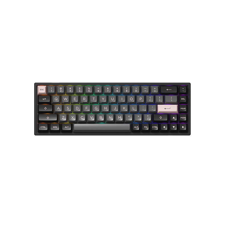 Клавиатура Akko 3068B Plus Black&Gold CS Jelly Pink RGB