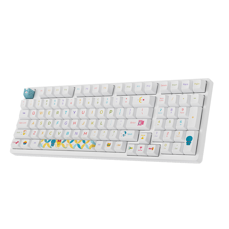 Клавиатура Akko 3098B Doraemon Rainbow CS Jelly Pink RGB
