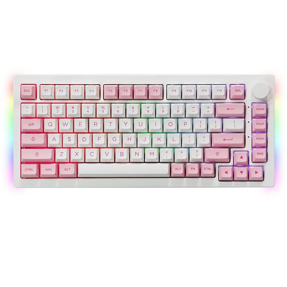 Клавиатура Akko 5075B Plus Prunus Lannesiana CS Silver RGB