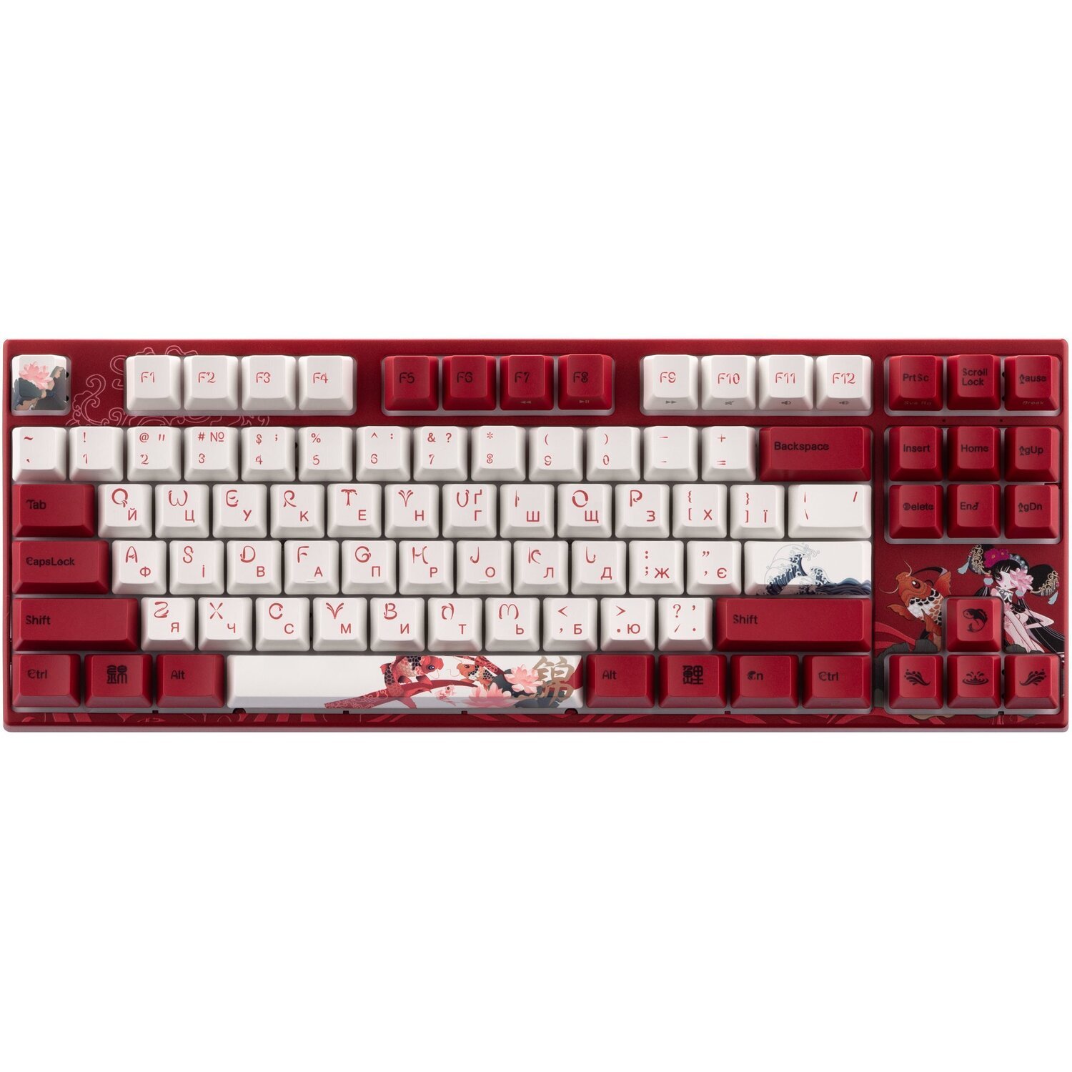 Varmilo vea108 Beijing Opera Cherry MX Silent Red ua klaviaturasi