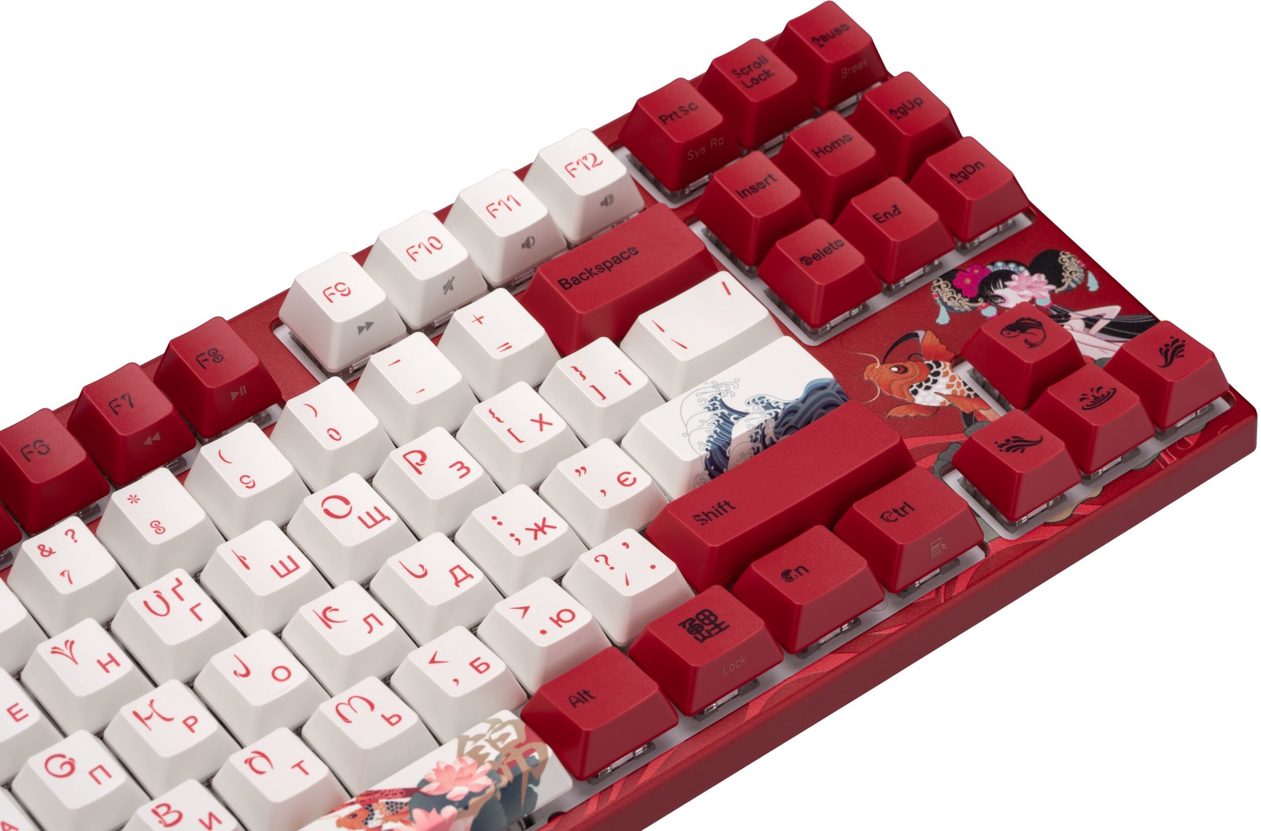 Клавиатура Varmilo VEM87 Koi EC V2 Sakura UA