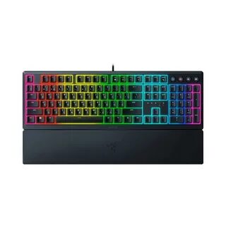 Клавиатура проводная Razer Keyboard mechanical Ornata V3 104key, Mecha-Membrane Switch, USB-A, EN/RU, RGB, black