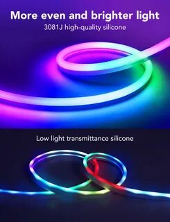 Лента светодиодная умная Govee H61A0 Neon LED Strip Light 3м Белый