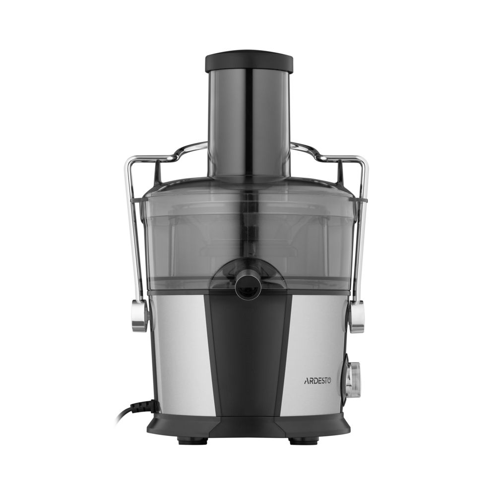 Соковыжималка центробежная Ardesto centrifugal juicer, 1100W, bowl-1L, plastic/iron, silver-black,JEG-800