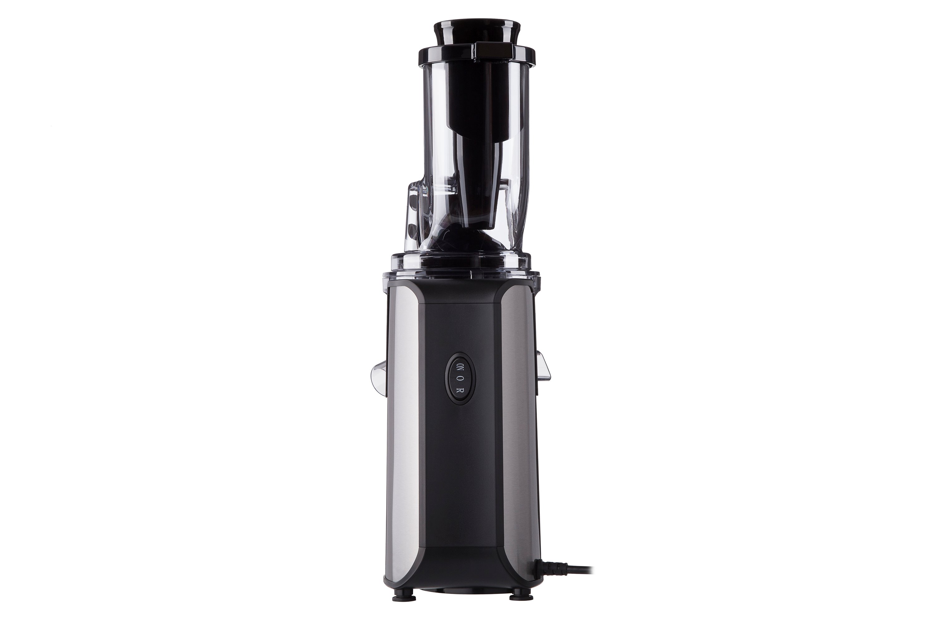 Vintli sharbat chiqargich Ardesto auger juicer, 200W, bowl-0.6 L, cake-0.6 L, plastik / temir, kumush-qora, JEG-1330sl