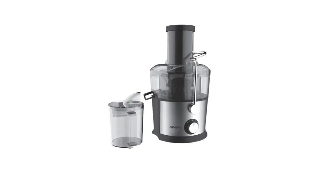 Соковыжималка центробежная Ardesto centrifugal juicer, 1100W, bowl-1L, plastic/iron, silver-black,JEG-800