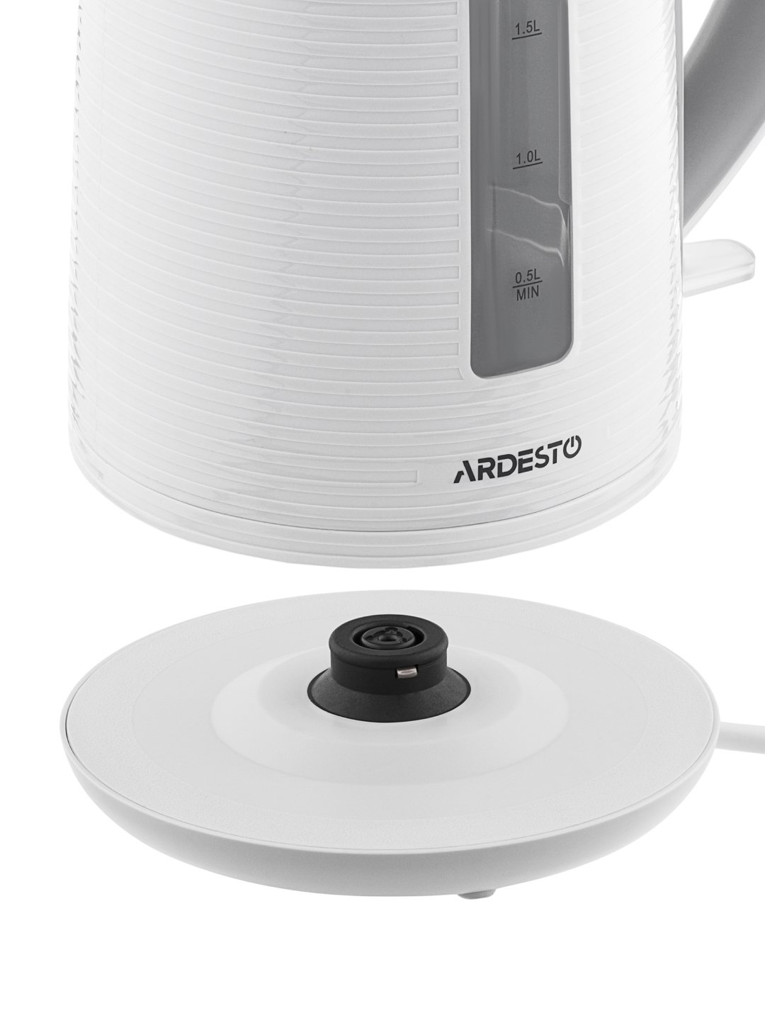 Электрочайник Ardesto EKL-F17WG 1;7л, Black/Silver