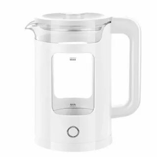 Электрочайник Ardesto EKL-T31GW 2л, 1500Вт, glass+plastic,white