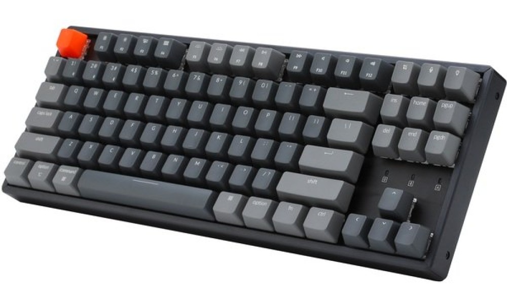 Клавиатура Keychron K8 87 Key Gateron G pro Brown RGB Hot-swap Aluminum Frame Black