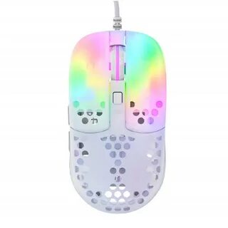 Oʻyin sichqonchasi Xtrfy MZ1 RGB USB oq