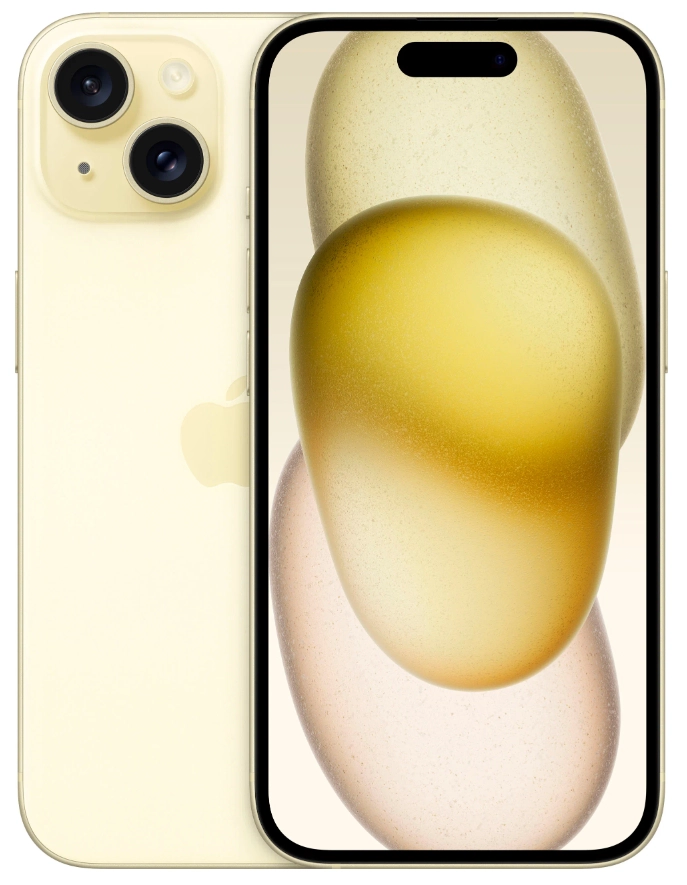 Apple iPhone 15 128GB Sariq Smartfoni
