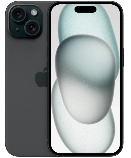 Apple iPhone 15 128GB Qora Smartfoni