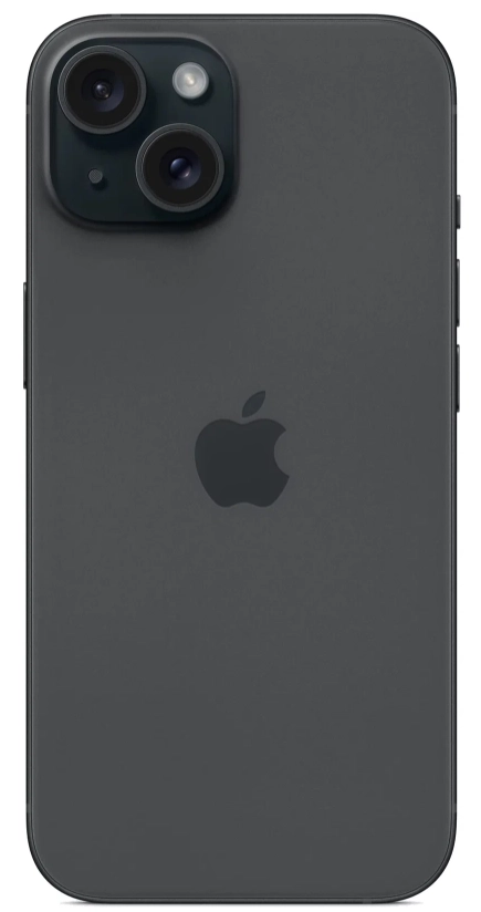 Apple iPhone 15 256GB E-sim Qora Smartfoni
