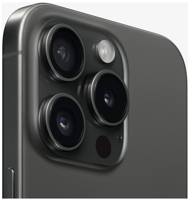 Смартфон iPhone 15 Pro 128GB E-sim Черный Титан