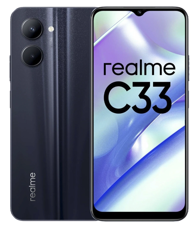 Смартфон Realme C33 4/128GB Чёрный