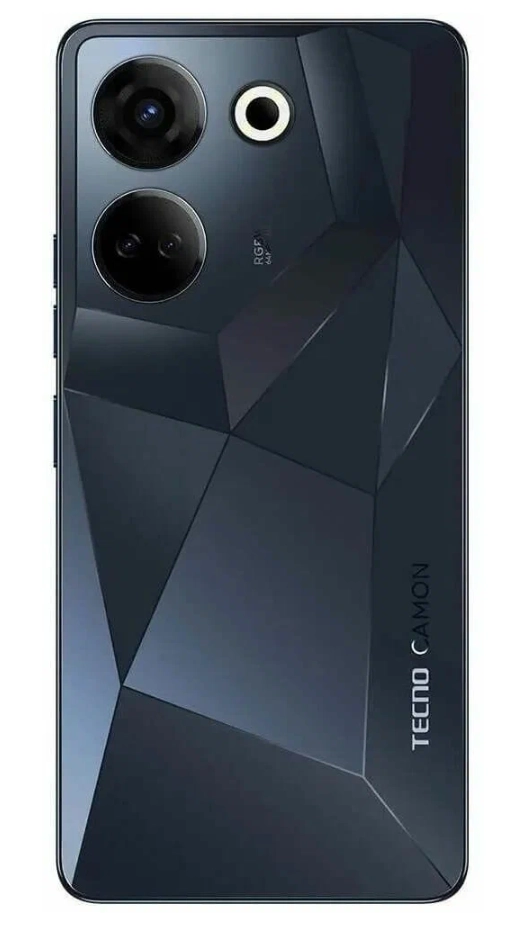 Смартфон TECNO Camon 20 Pro 8/256GB Чёрный + Наушники в подарок!