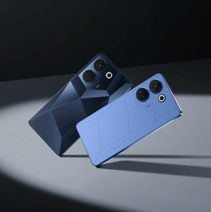 Смартфон TECNO Camon 20 Pro 8/256GB Чёрный + Наушники в подарок!