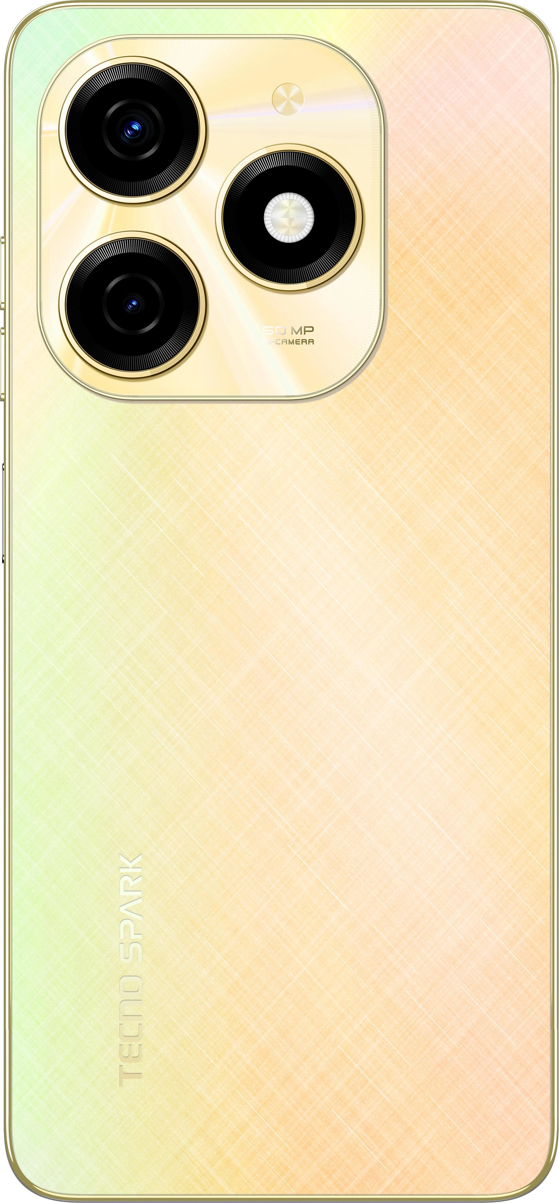 Смартфон TECNO Spark 20 8/128GB Neon Gold