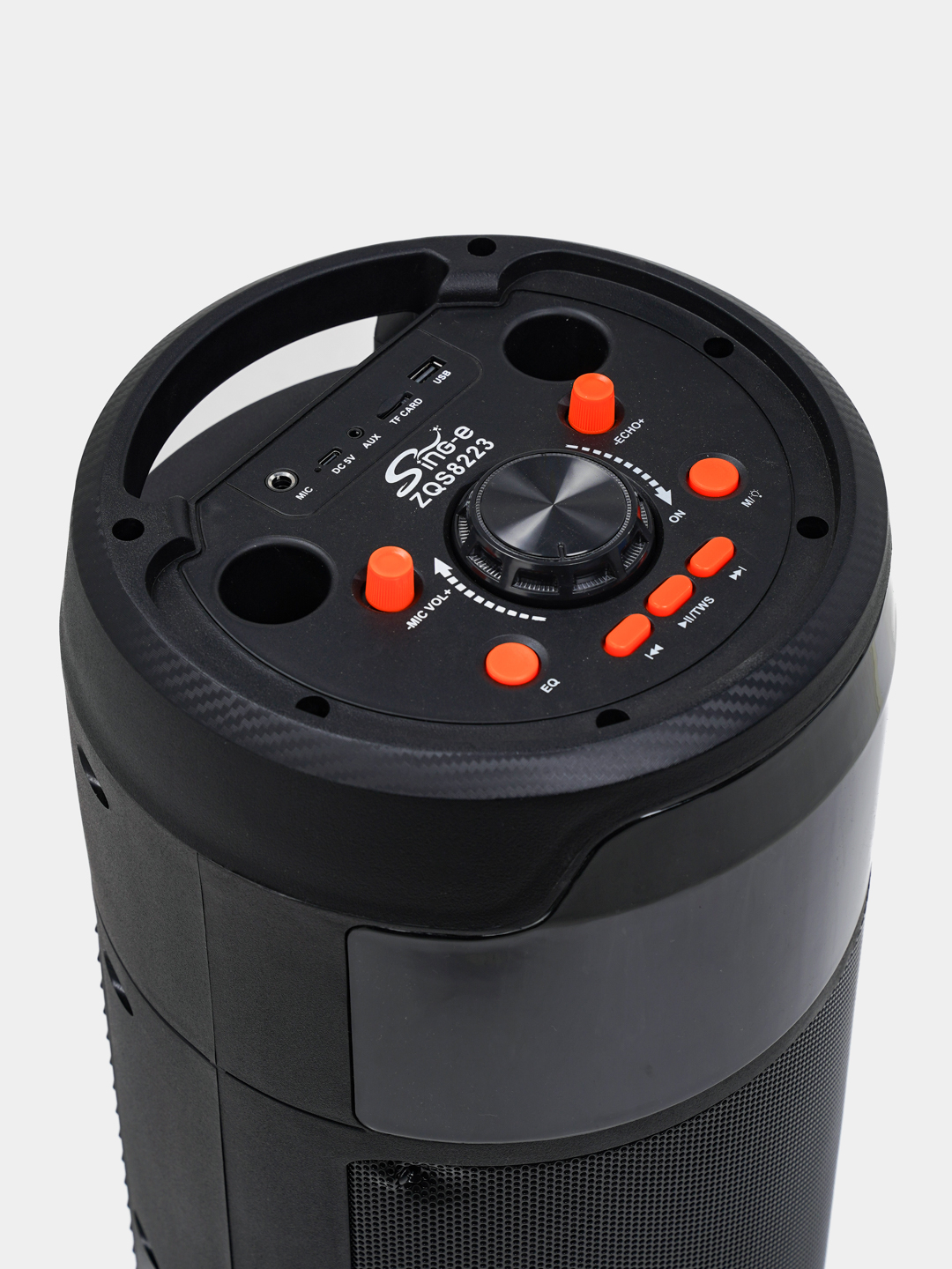 Акустическая система ZQS-8223 40Вт, 4800мАч, Bluetooth, MP3, беспроводной микрофон Black