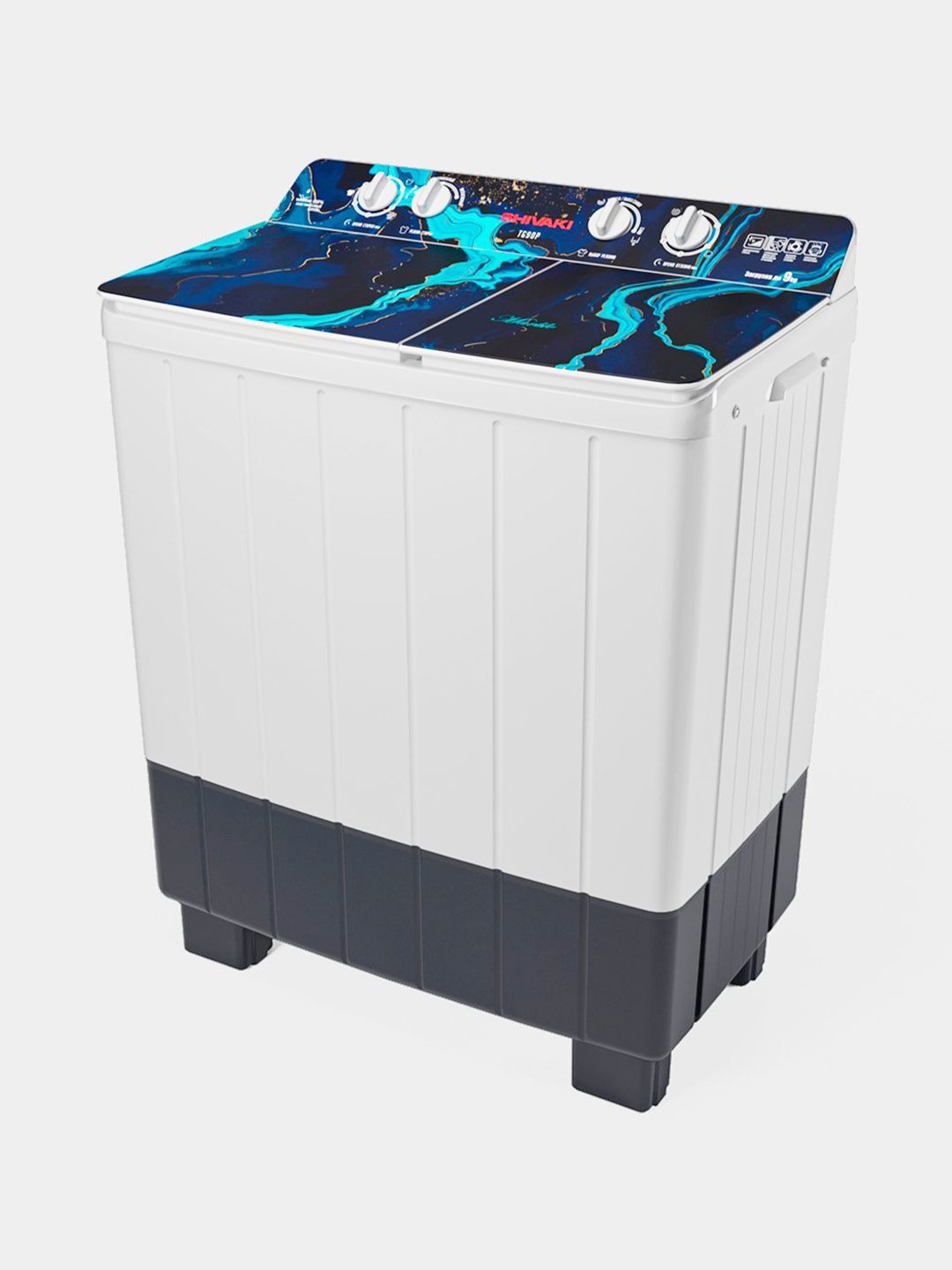 Kir yuvish mashinasi maishiy: Shivaki, yarim avtomatik model tg 80 P