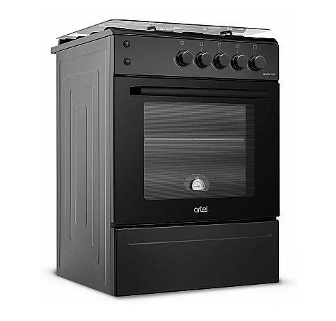 Бытовая газовая плита: Artel, Apetito 01-G ГП c ГК  Black матовый