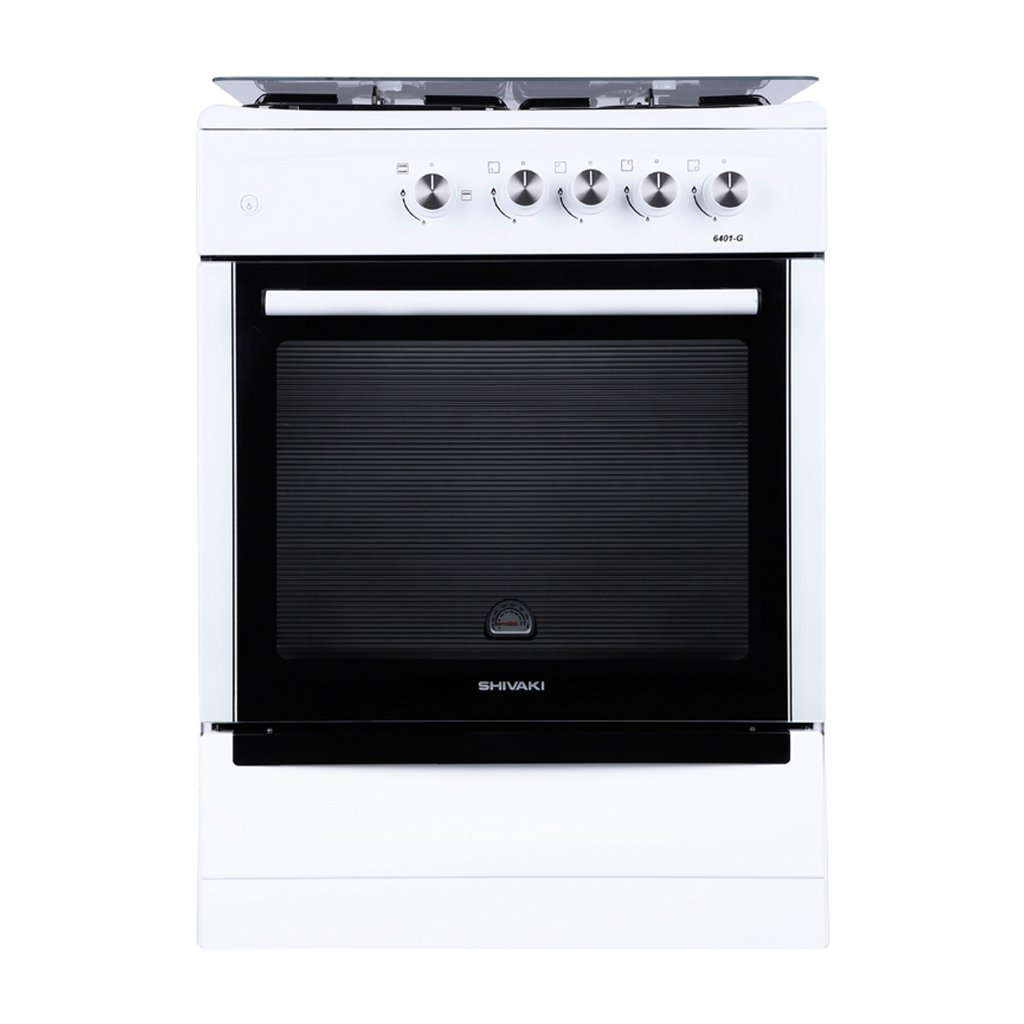 Бытовая газовая плита: Shivaki, 6401-G ПНО 4Г White