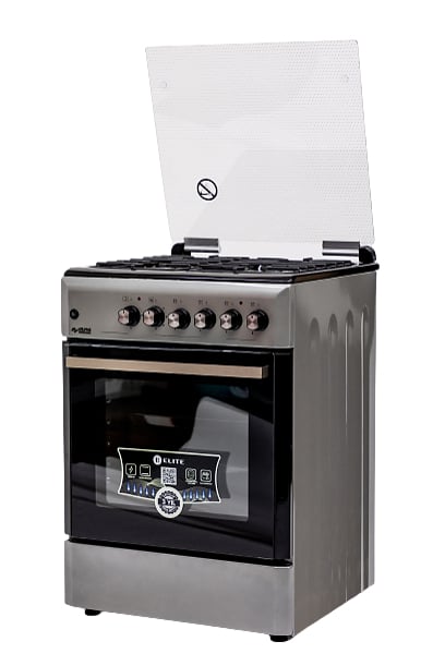 Газо-электрическая плита: Elite, ELT GS-6022  темно серый