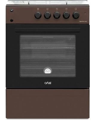 Бытовая газовая плита: Artel, Apetito 02-G ПНО 4Г  Коричневый