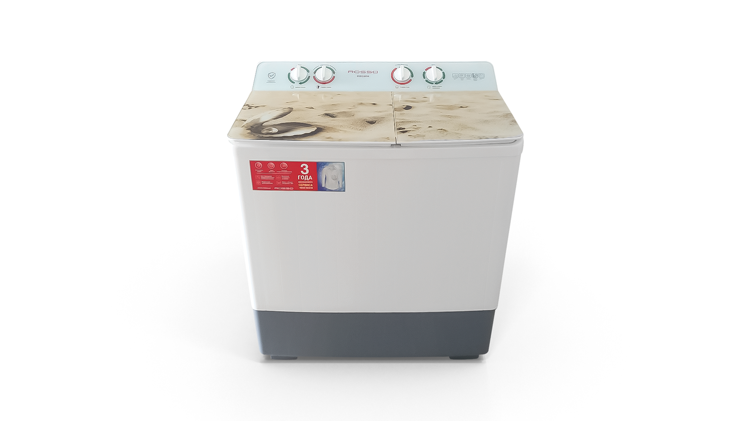 Kir yuvish mashinasi Rosso R90WM, 9kg, yarim avtomatik, White