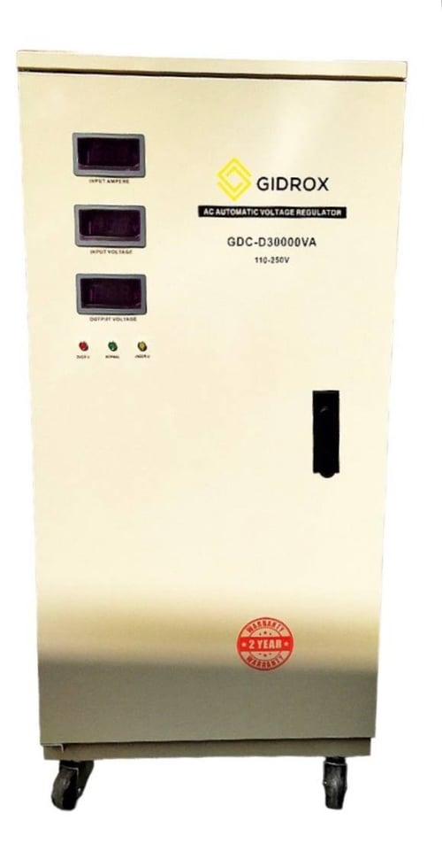 Voltaj stabilizatori GIDROX GDC-D-30KVA (110-250V) 30000VA Grey