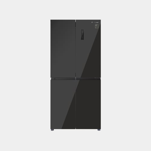 Muzlatgich VN-465BSL New Drak Inox/No Frost/Dispenser Black