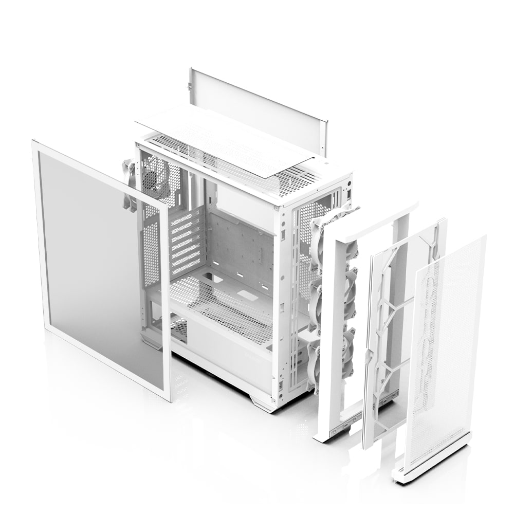 Компьютерный корпус Zalman Z10 Duo White without PSU EATX, White