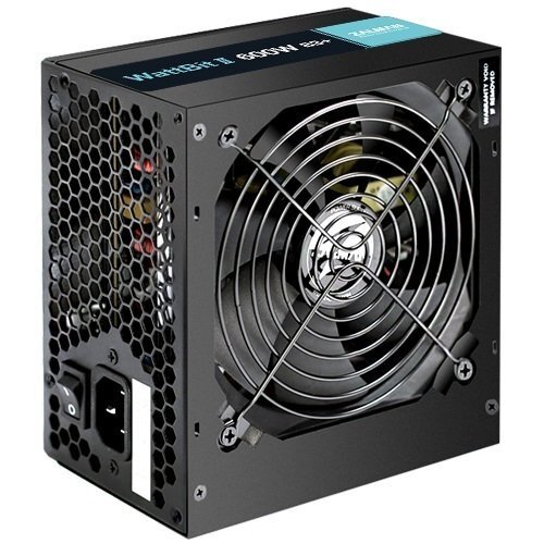 Блок питания Zalman Wattbit II 600-XEII 600W,220-230 VAC,83%,120мм,MB24,CPU(4+4),4xSATA,2xPCIe,3xMOLEX,OVP,UVP,SCP,OPP