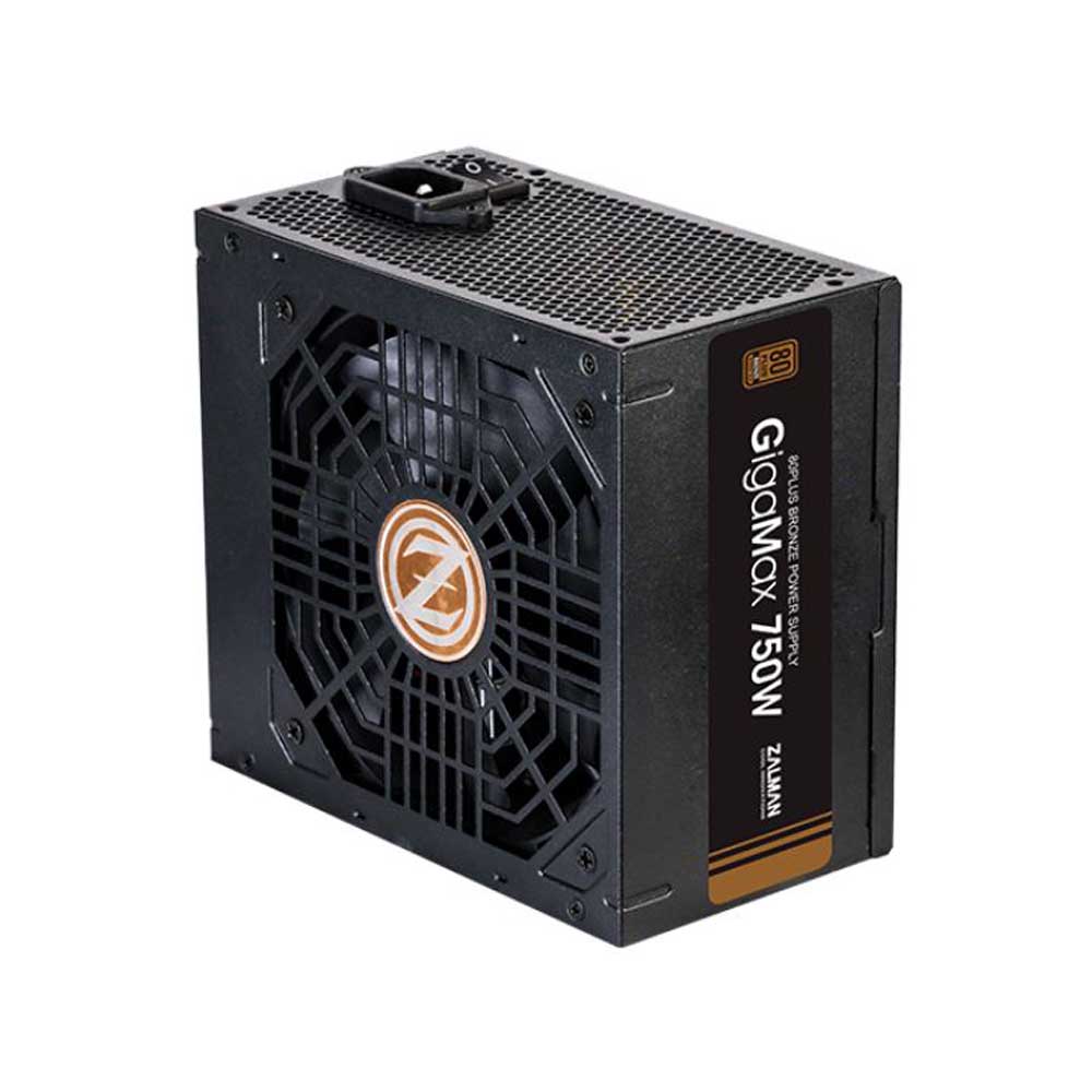 Блок питания Zalman GigaMax 750-GVII (750W),200-240VAC,88%,80+Bronze, aPFC, 120мм,MB24, CPU(4+4), 5xSATA, 4xPCIe, 3xMOLEX, 1xFDD,OCP,OVP,OPP,OTP,UVP,SCP
