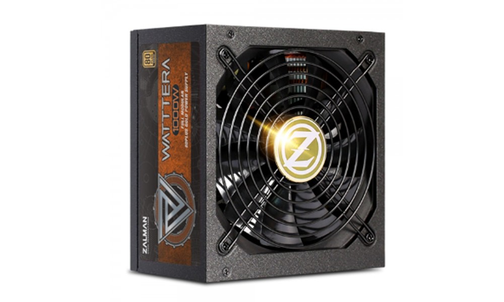 Блок питания Zalman ZM1000-EBTII WATTTERA 1000W 80Plus Gold 100-240V, EU