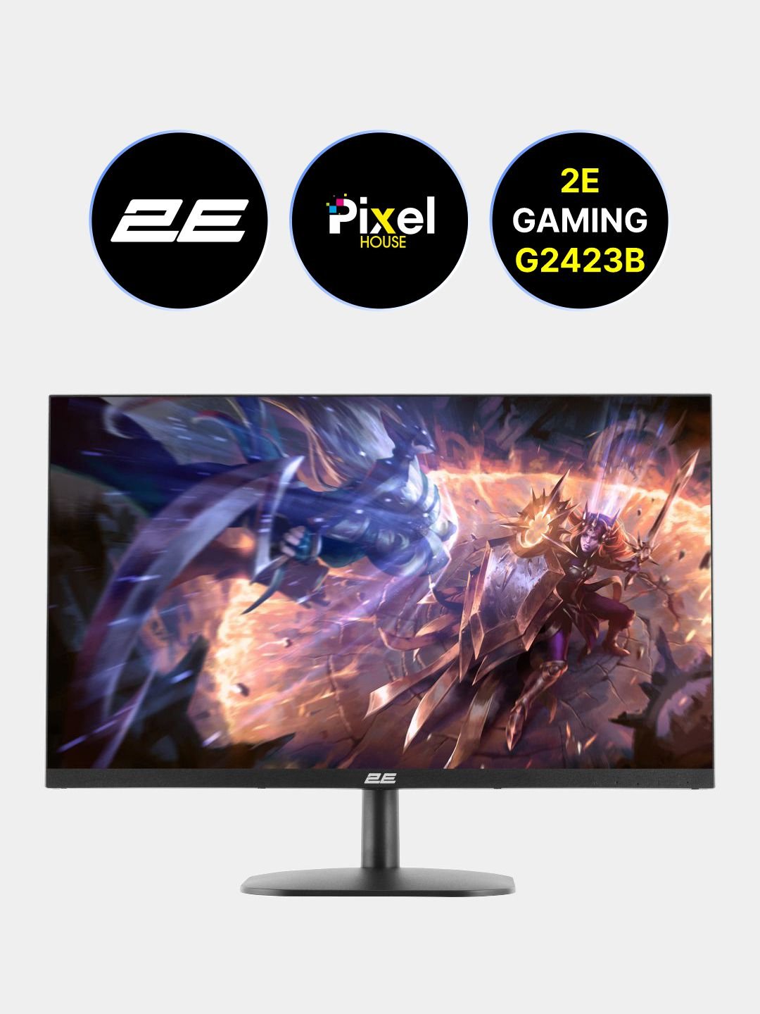 Игровой Монитор 2E GAMING 23;8" G2423B HDMI, DP, USB-C, Audio, IPS, 165Hz, 1ms, FreeSync