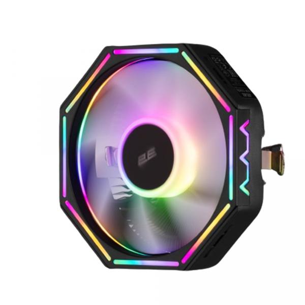 Процессорный кулер 2E Gaming CPU cooling system Air Cool AC120ZP RGB, LGA1700, 1200, 115X, 775, AM5, AM4, AM3, AM3+, AM2, AM2+, FM2, FM1, 4pin RGB, TDP 95W