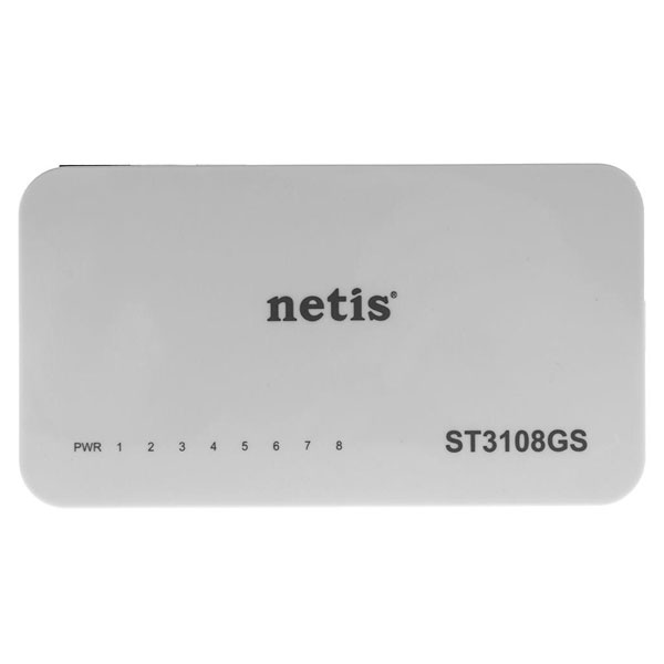 Коммутатор Netis ST3108GS 8xGE, неуправляемый