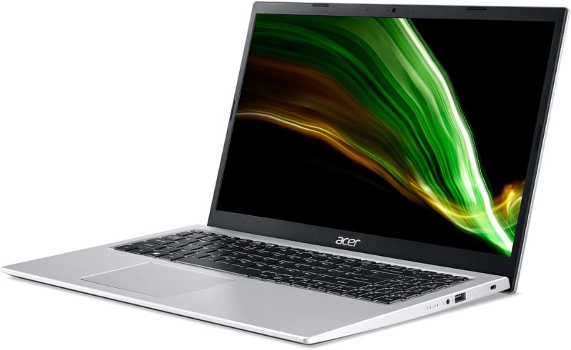 Ноутбук ACER ASPIRE 3 A315-56-34X1: INTEL CORE i3-1115G4 | 4GB DDR4 | 256GB SSD | 15.6" FHD, Серебряный