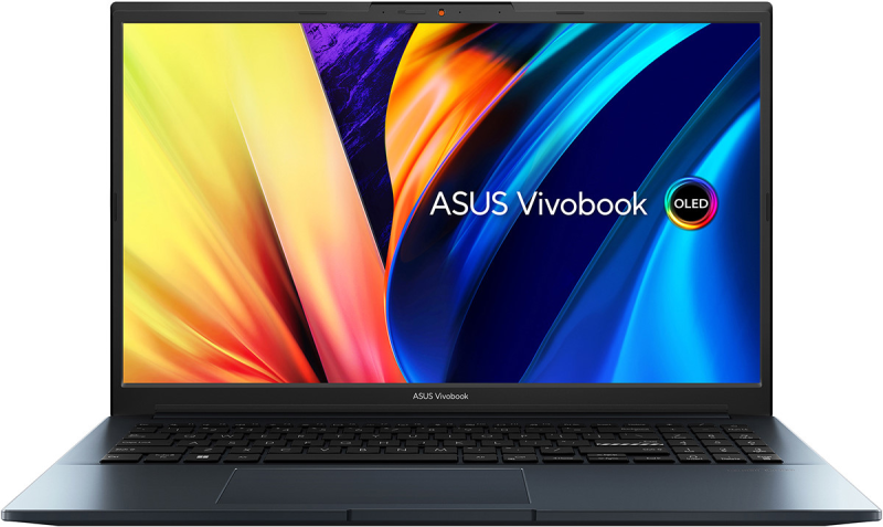 Ноутбук Asus Vivobook Pro 15 OLED M6500QC-L1072 (90NB0YN1-M004S0) / AMD R7-5800H / 16GB / SSD 512GB / RTX3050 4GB / 15.6", темно-синий