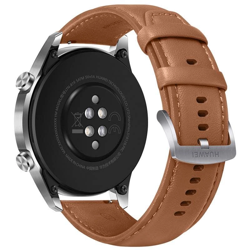 Huawei Watch GT 2 Classic 46mm aqlli soati, jigarrang