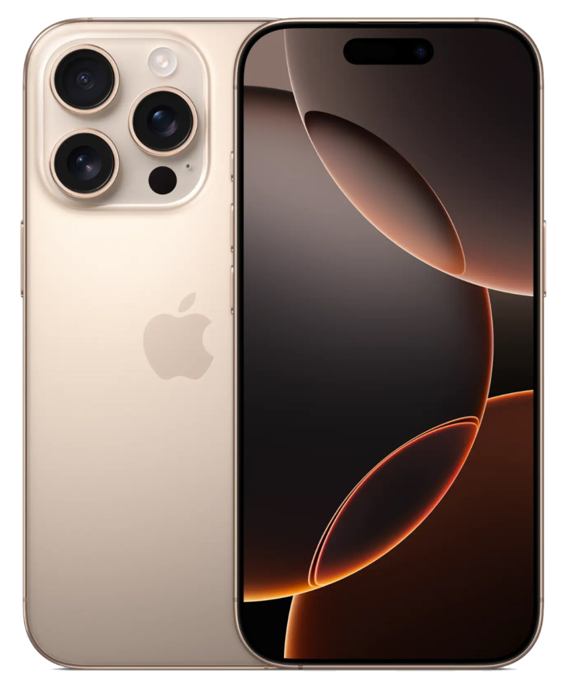 Смартфон Apple iPhone 16 Pro 256 ГБ (nanoSim+eSim), Desert Titanium