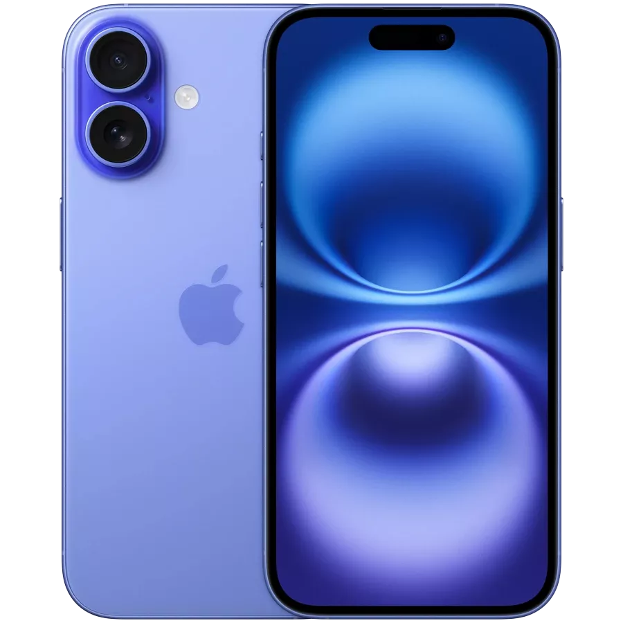 Смартфон Apple iPhone 16 256 ГБ (nanoSim+eSim), Ultramarine