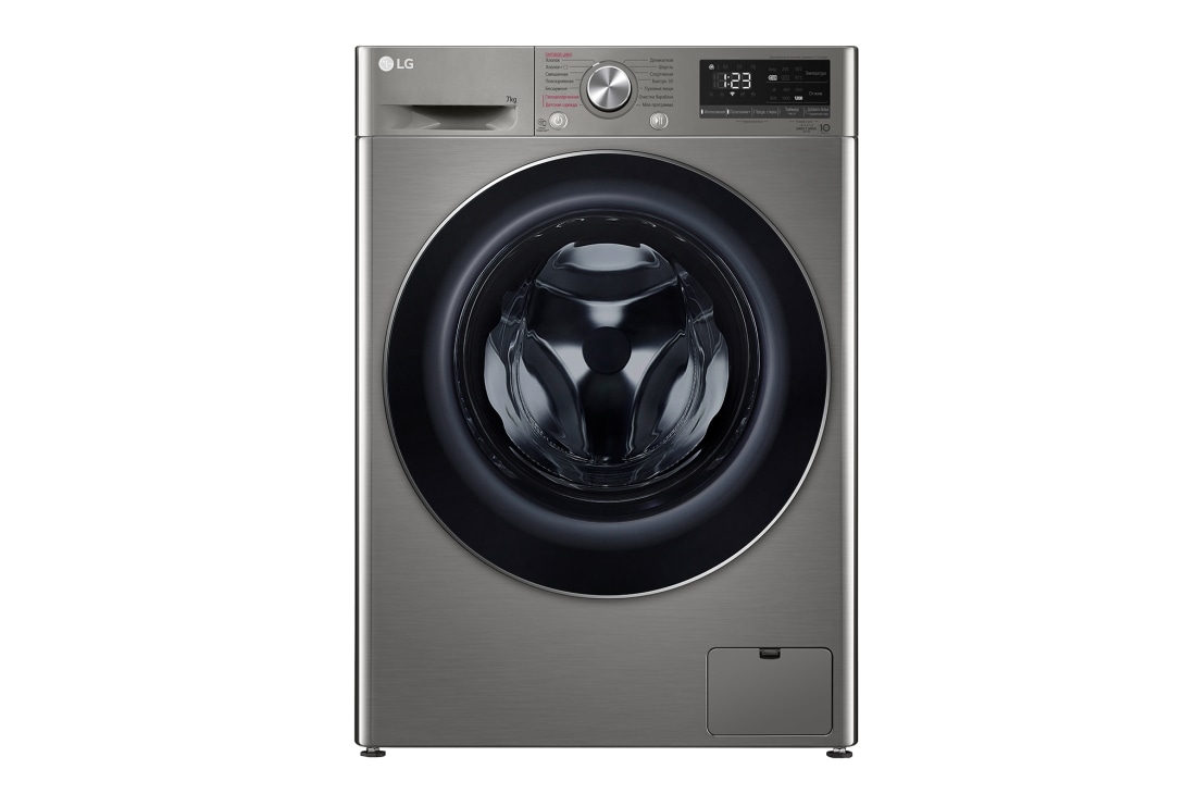 Стиральная машина LG AI DD F2V5HS2S, серебристый